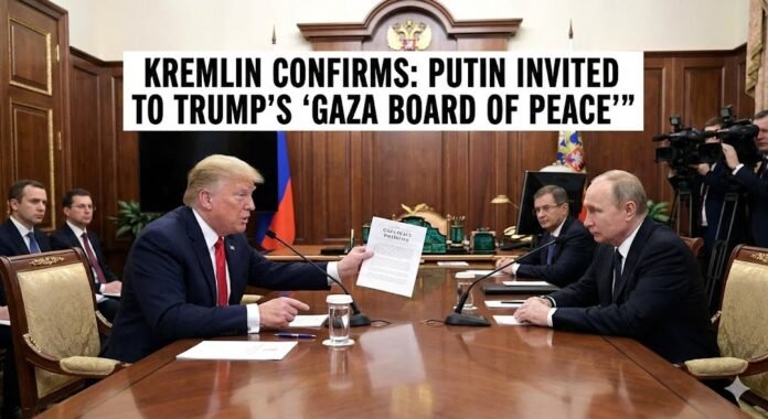 Putin Invited to Join Trump’s ‘Gaza Board of Peace’ Amid Ukraine War, Kremlin Confirms
